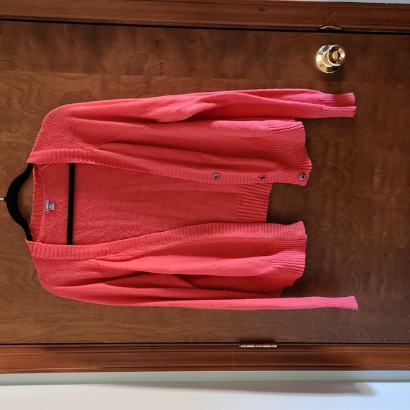 Gently-used, Aerie Buttoned Cardigan, Peachy, Dark Pink, Size XXL - Picture 1 of 4